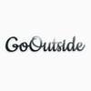 Go Outside Recycled Raw Steel Sign
