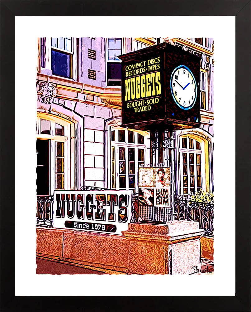 Nuggets Records Boston Giclée Art Print (Multi-size options)