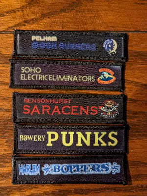 Image of Gangs of the Warriors Name Tag Patches