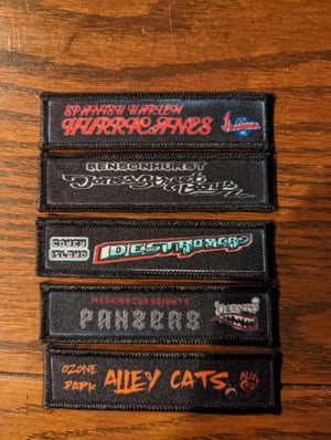 Image of Gangs of the Warriors Name Tag Patches