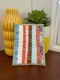 Image 4 of Scraps No. 1 - Tiny Handsewn Art Quilt  