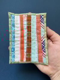 Image 2 of Scraps No. 1 - Tiny Handsewn Art Quilt  
