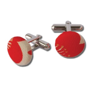 Image of BCOME a CUFF LINK + POCKET SQUARE SET