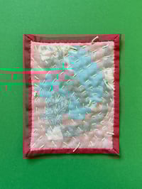 Image 1 of Scraps No. 6 - Tiny Handsewn Art Quilt 