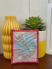 Image 4 of Scraps No. 6 - Tiny Handsewn Art Quilt 