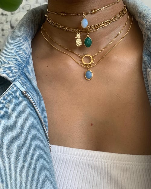 Image of BLUID • Aquamarine Necklace 