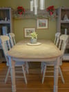 6- Piece Farmhouse Natural Dining Table Set