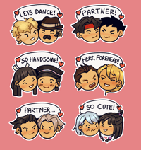 Image 2 of AA - Couple Stickers 