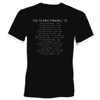 Image 2 of Gary Numan - Touring Principle 79 Retro Ringer Tour T-Shirt