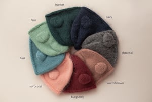Image of Newborn Bear Bonnet - 18 colors