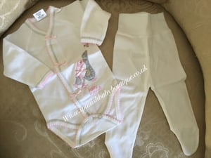 Image of Baby Cotton 2 piece outfit set 