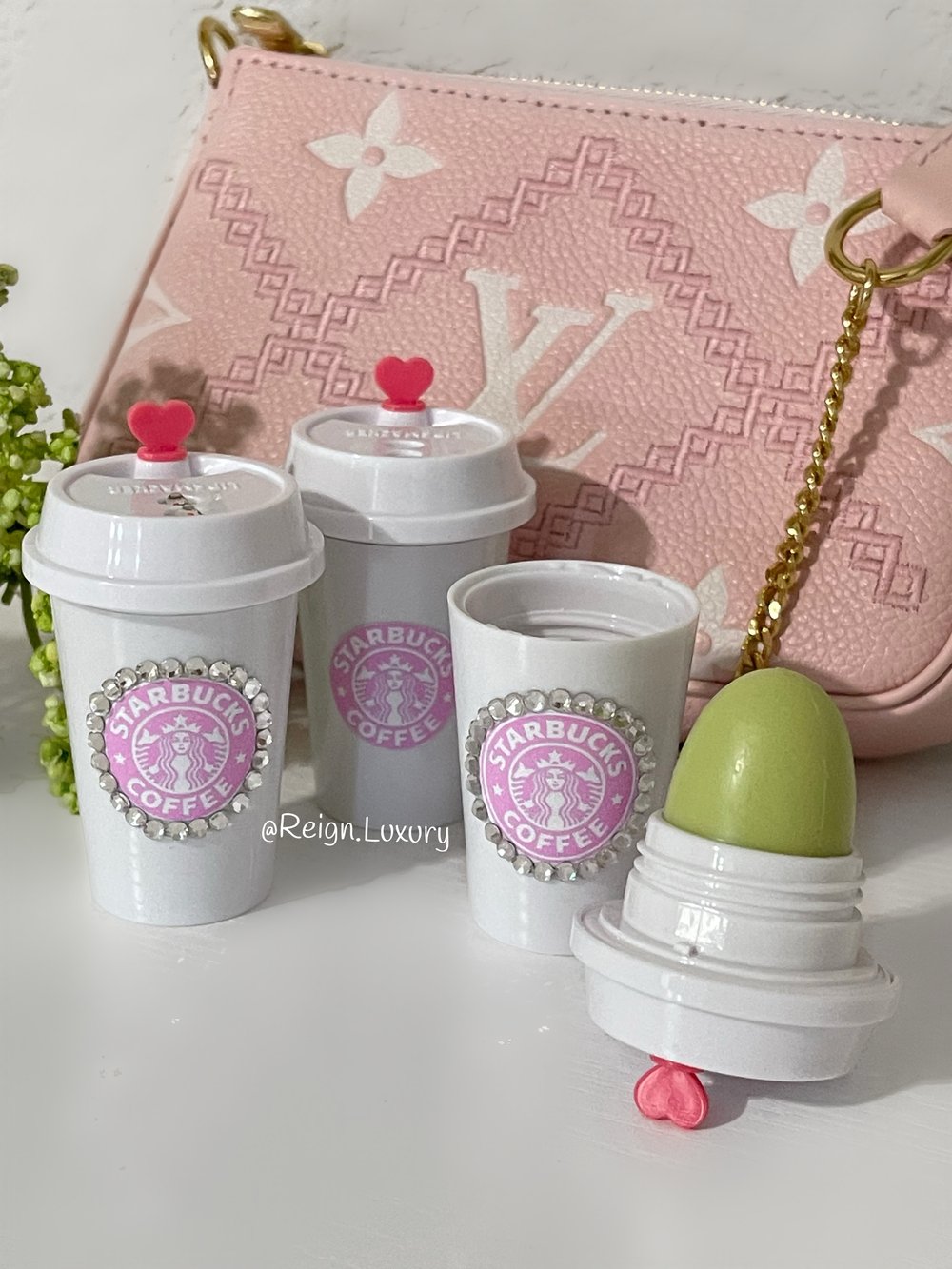 Image of Tiny Matcha lattè lip balm 