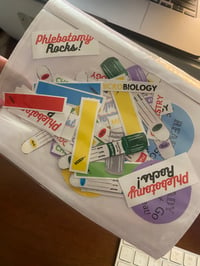 Image 1 of 62 Phlebotomy Study Stickers (Pre-Cut Manually)