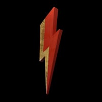 Image 4 of Ziggy Gold + Red Lightning Bolt
