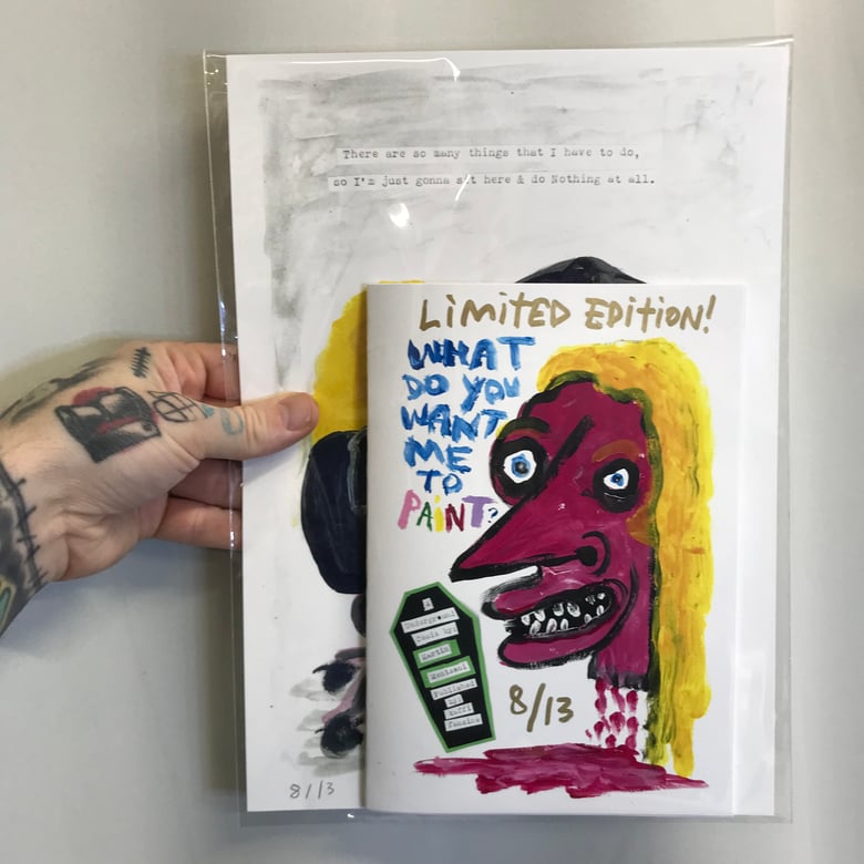Image of Limited Edition «What Should I PAINt?» (Comix)