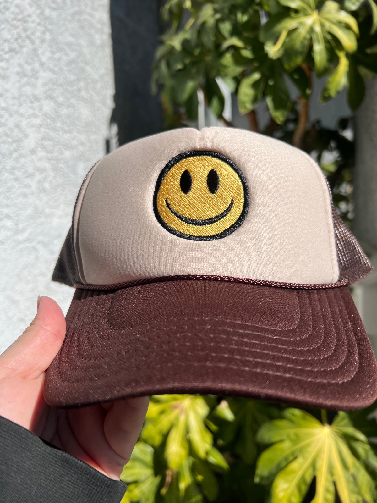 Image of Smiley Face Trucker Hat