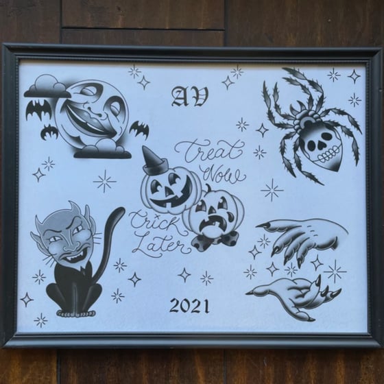 Image of “Tricks & Treats” Flash Print