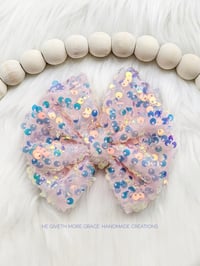 Crystal Sequins Bow