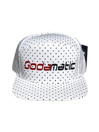 Image 1 of Godamatic Polka Dot Snap Back (3D) Logo