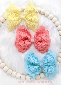 Image 1 of Springtime Lace Bows