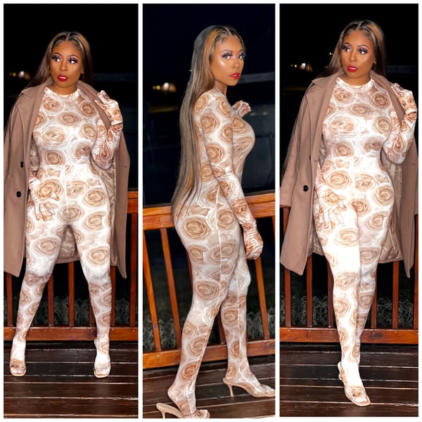 Image of Sand flower jumpsuit 