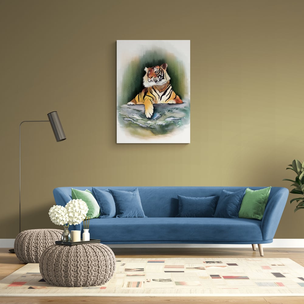 The Tiger - Artwork - Limited Edition Canvas Print