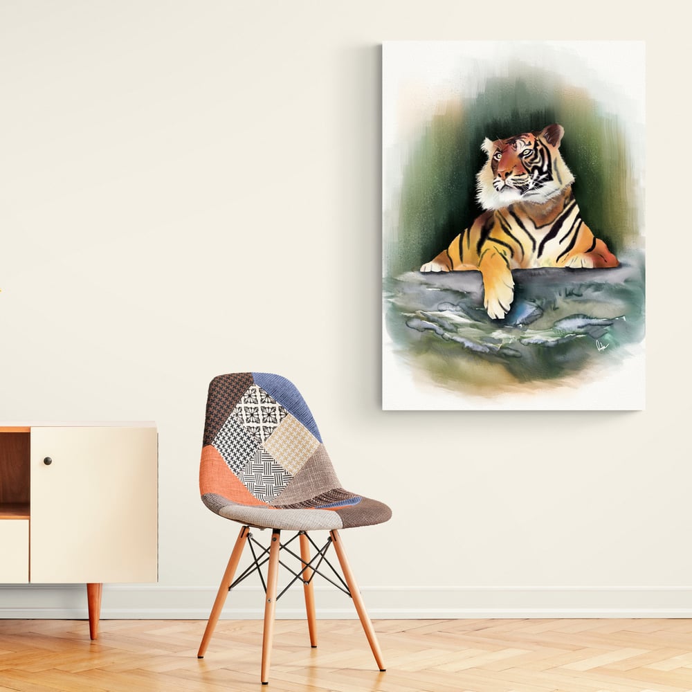The Tiger - Artwork - Limited Edition Canvas Print