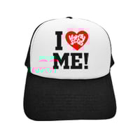 I LOVE ME (BLK/WHT TRUCKER)