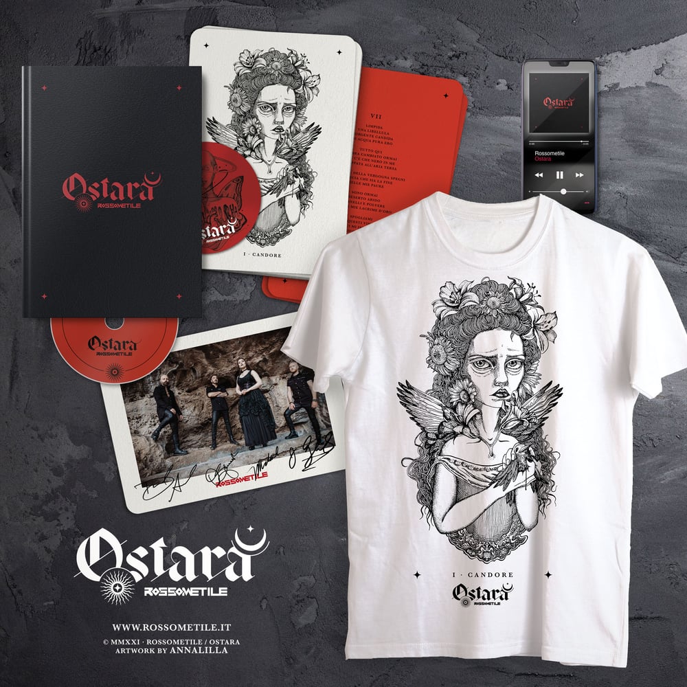 OSTARA - CD Box + T-shirt "Candore"