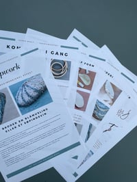 Image 2 of STUMPWORK - broder en blåmusling og et søpindsvin