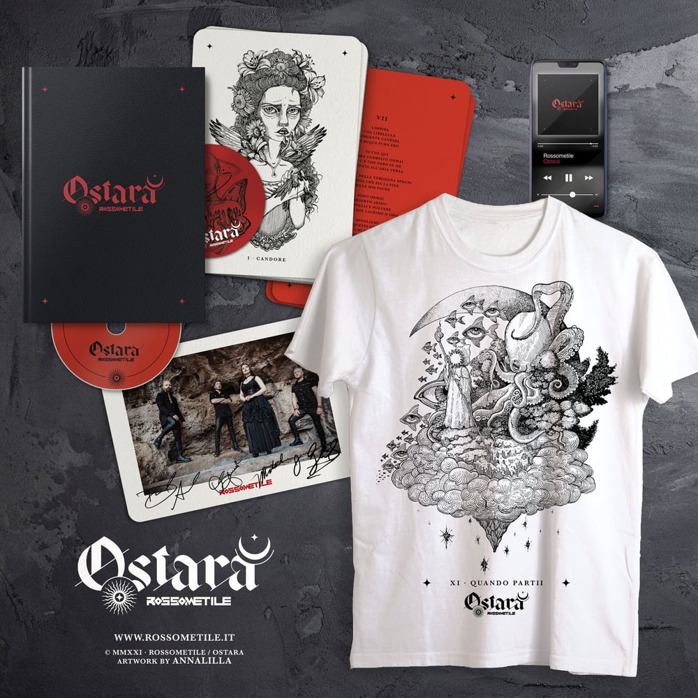 OSTARA - CD Box + T-shirt "Quando partii"