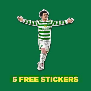 Reo Hatate Pin Badge With Free Stickers - Pre Order 4 weeks for delivery