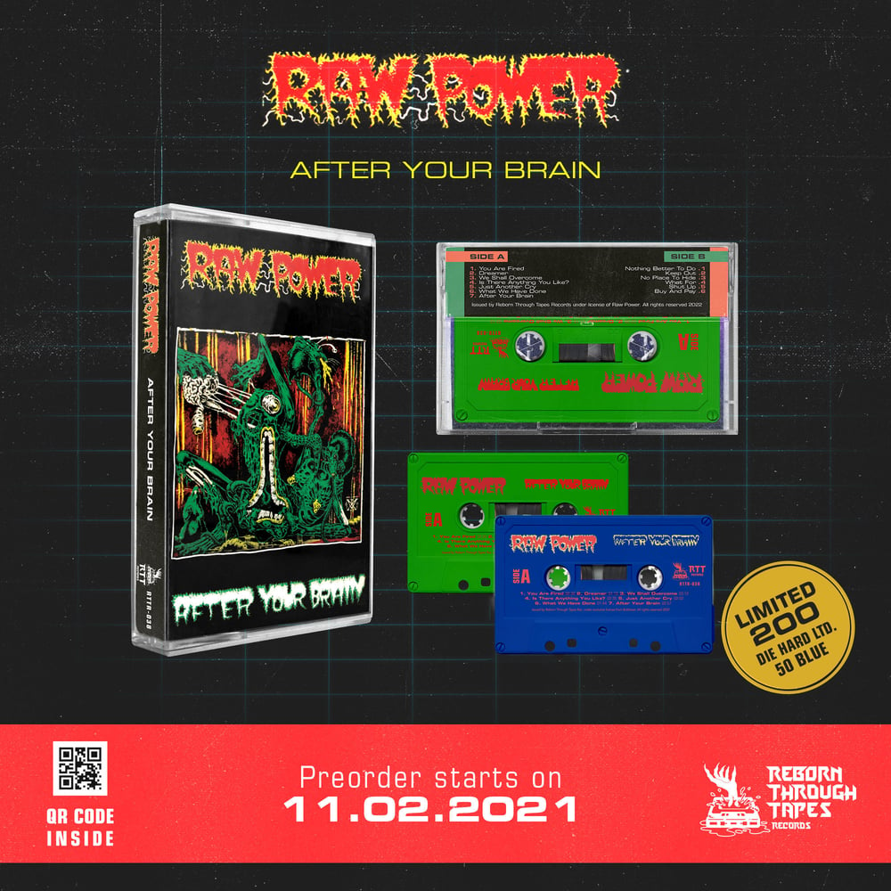 RAW POWER "AFTER YOUR BRAIN" Tape