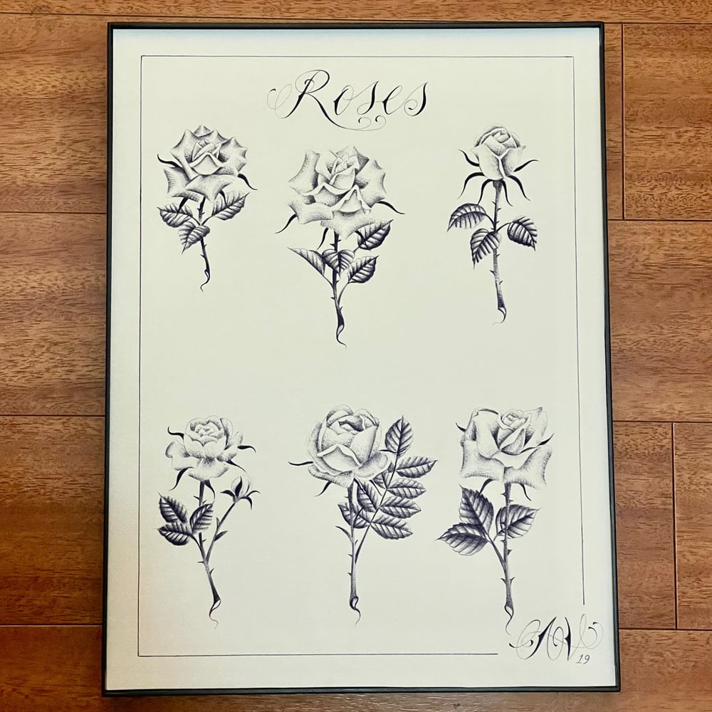 Image of “Roses” Flash Print 