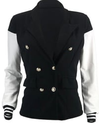 Image 2 of BARBIE DOUBLE VARSITY + BLAZER  JACKET 