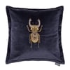 Bellatrix Embroidered Cushion - Navy