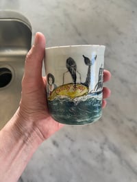 Image 1 of Saucy Sally handless beverage or Flower Jar 