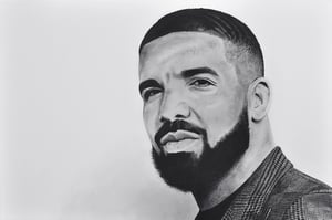 Image of DRAKE - ORIGINAL PAINTING