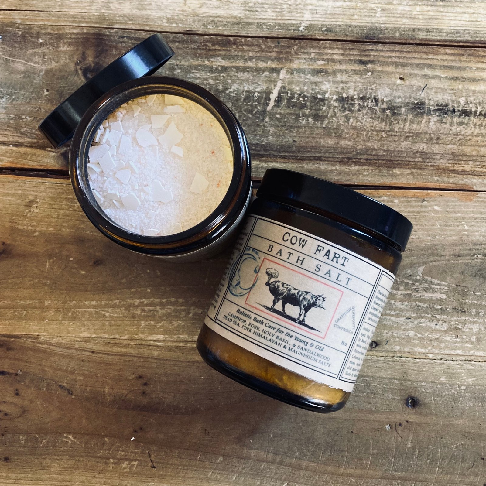 Cow Fart Bath Salt Between You the Moon by Brooklyn Herborium