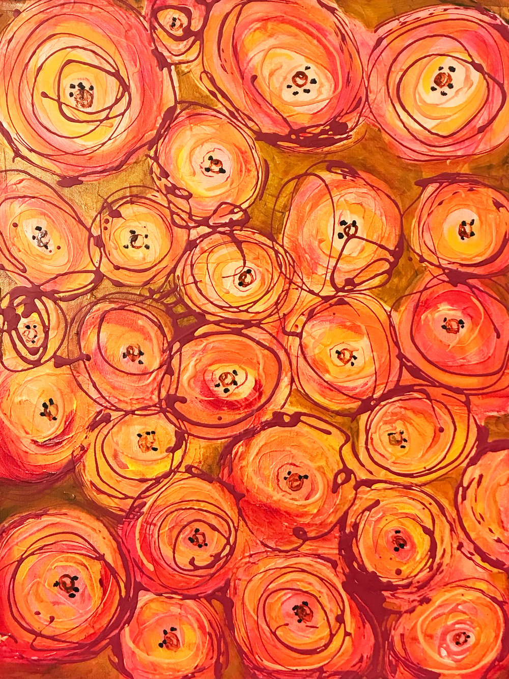 Image of Tangerine Roses