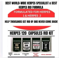 Image 1 of BEST WORLDWIDE SELLER 120 CAPSULES HERPES ELIMINATOR KIT