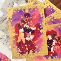 Image 1 of rose bride gold foil print 
