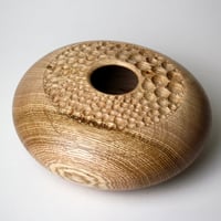 Image 1 of Oak Wood Hollow Form w/Texture