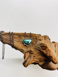 Image 1 of Spirit guides Sterling silver Turquoise necklace 