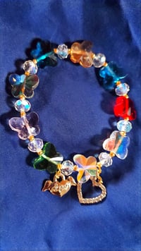 Image 3 of Butterflies  glass bracelets 