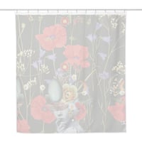Image 6 of EGGcellence Poppies - Shower Curtain