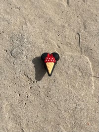Minnie Mouse Cone Croc Charm