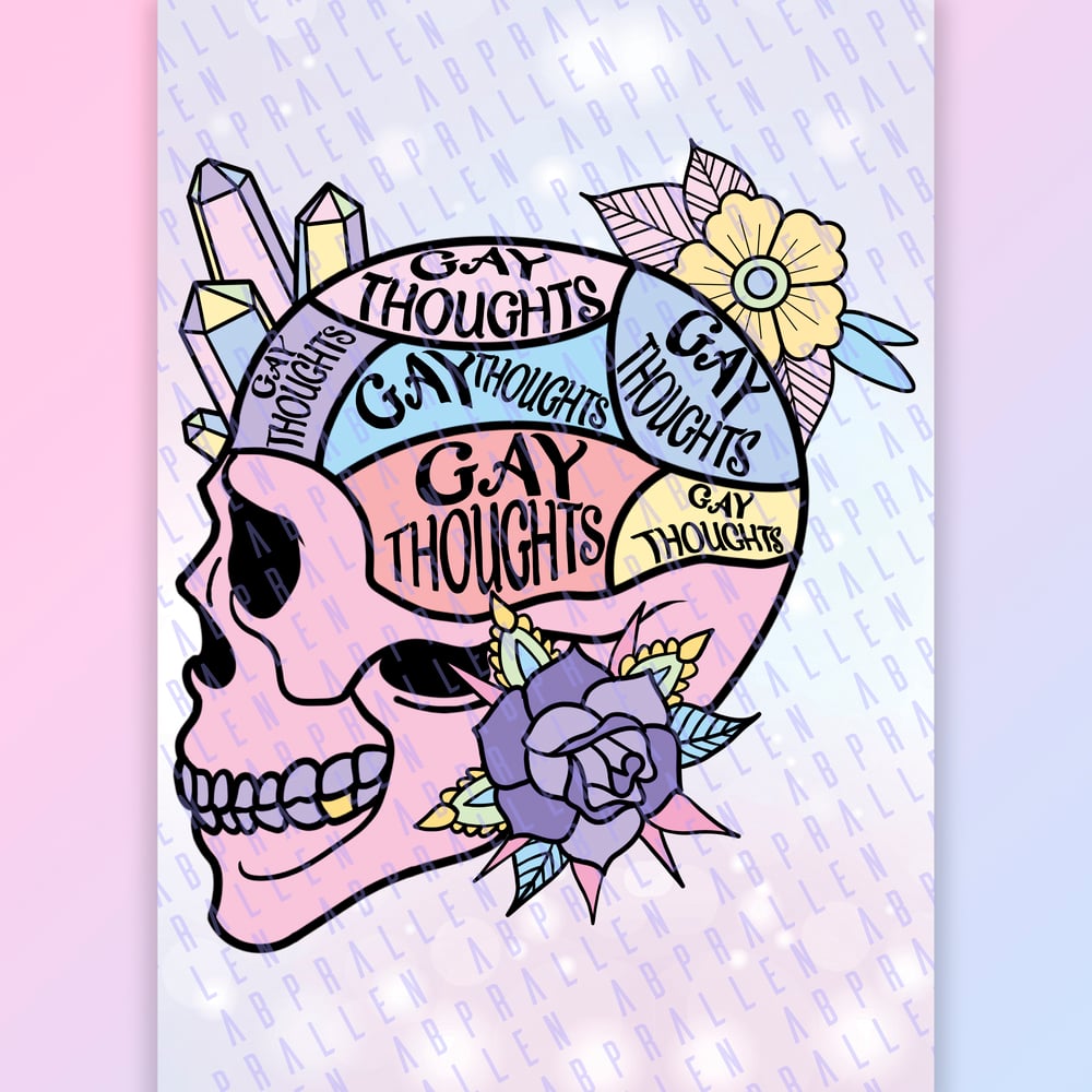 Image of Gay Thoughts Art Print