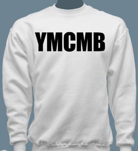 Image of YMCMB Crewneck Sweater Black/White S-XL
