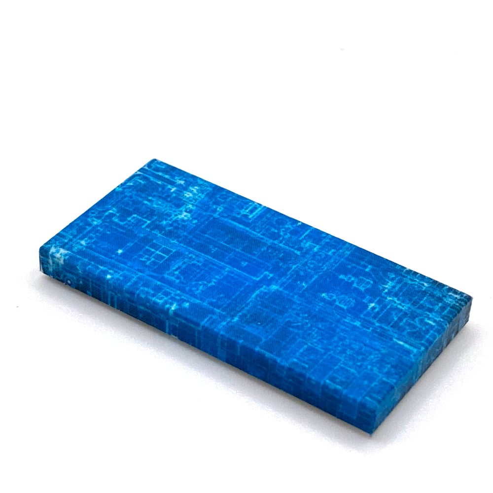 Image of Complex Blueprints - 2x4 tile